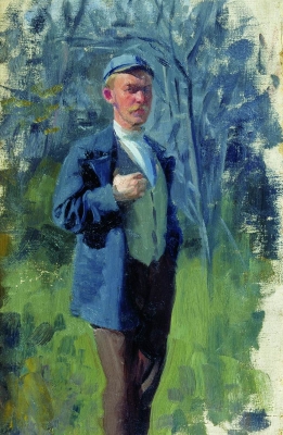 Портрет Б.М.Кустодиева. 1899 г.